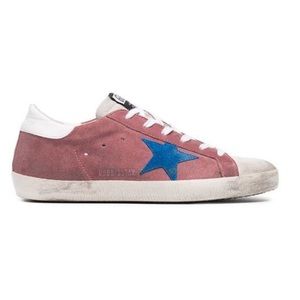 GOLDEN GOOSE SUPERSTAR Pink Suede sneakers